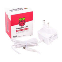 Official Raspberry Pi 4 USB-C PSU, UK White