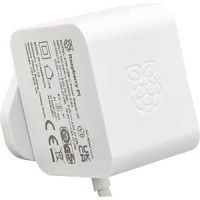 Raspberry Pi 27W USB-C Power Supply, UK White