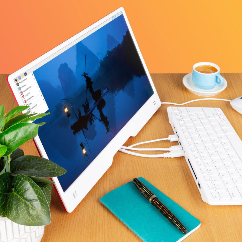 Raspberry Pi Monitor 15.6inch, 1920×1080 White