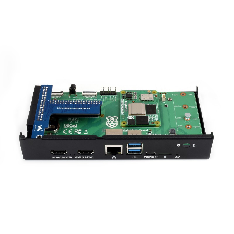 Raspberry Pi Compute Module 5 I/O Board Metal Case (30314)
