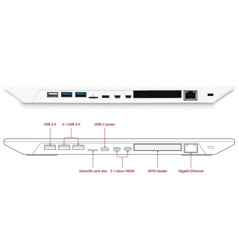 Raspberry Pi 500 8GB Computer, UK Layout