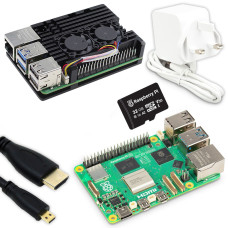 Raspberry Pi 5 Starter Kit 4GB Aluminum case